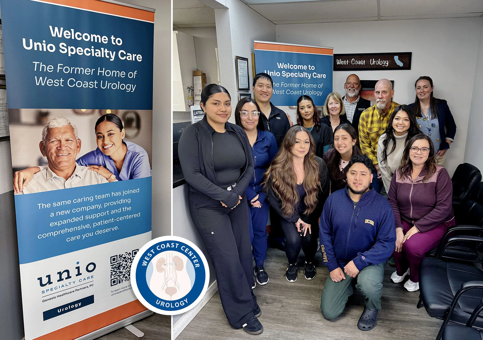 West Coast Center Urology is now Unio Specialty Care